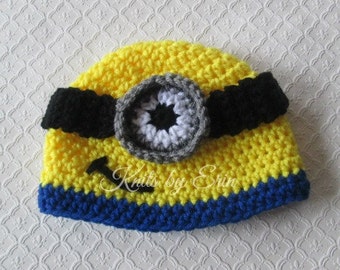 MINION HAT ... my new version ... many sizes