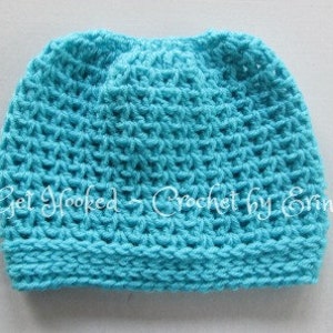 SALE Messy Bun Ponytail beanie/hat. Available in a bunch of colors . image 2