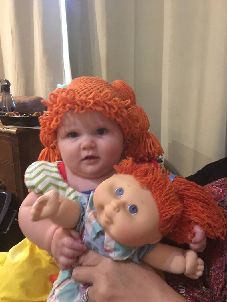 Cabbage patch Kid Hat / wig many colors many sizes low | Etsy