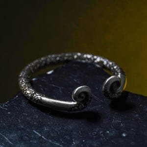 PREMIUM Black Myth Wukong Jewelry – Silver Bar Ring | Handcrafted 950 Silver Ring or Gold Plating | Monkey King Inspired Fantasy Jewelry