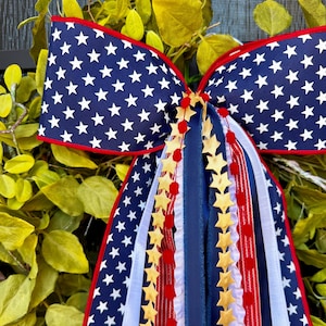 Patriotic Ribbon Set: 4th of July Wreath Decor