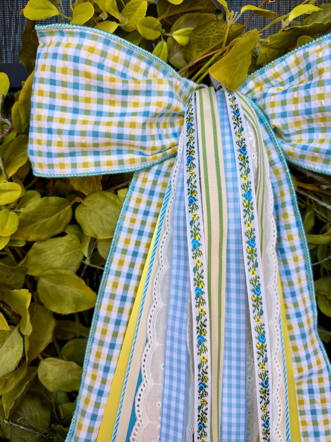 Springtime Delight Ribbon Set for Wreath: Spring and Easter Decor ...