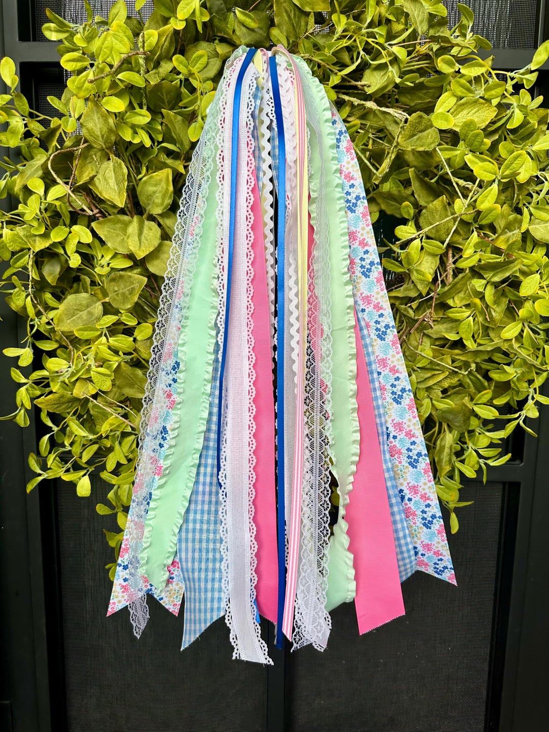 Whimsy Ribbon Blue Whimsy Wildflowers Ribbon Set for Wreath—summer Ribbon Bundle—ribbons ...