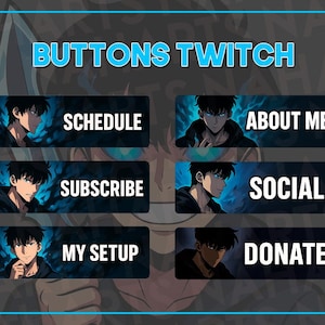 6 Buttons Twitch Solo leveling