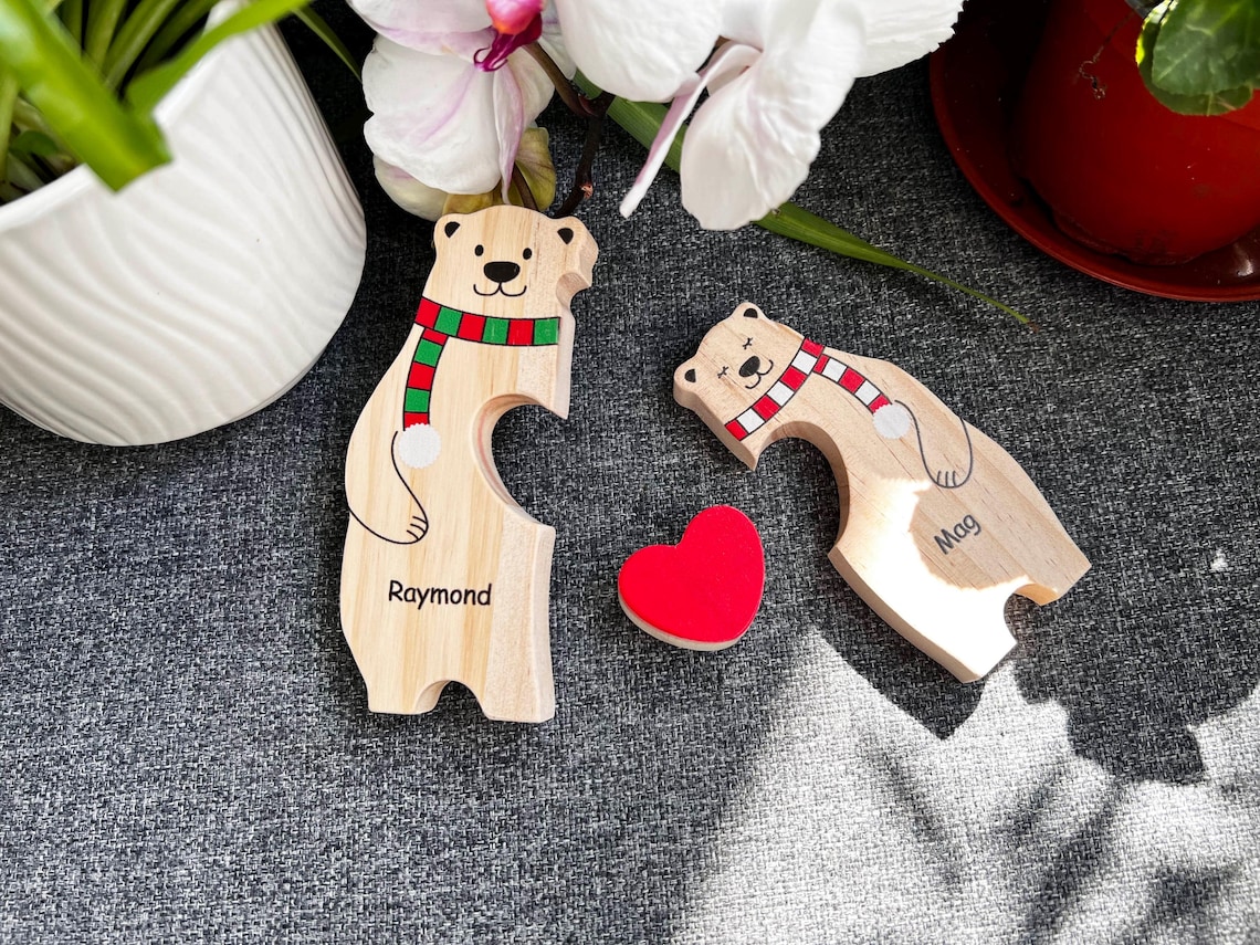 Cestino Portaoggetti In Legno Per Baby Shower – Personalizzabile Con Nome E Data – Set Con Appendini E Ghirlanda – Regalo Benvenuto Per Neonati - 2