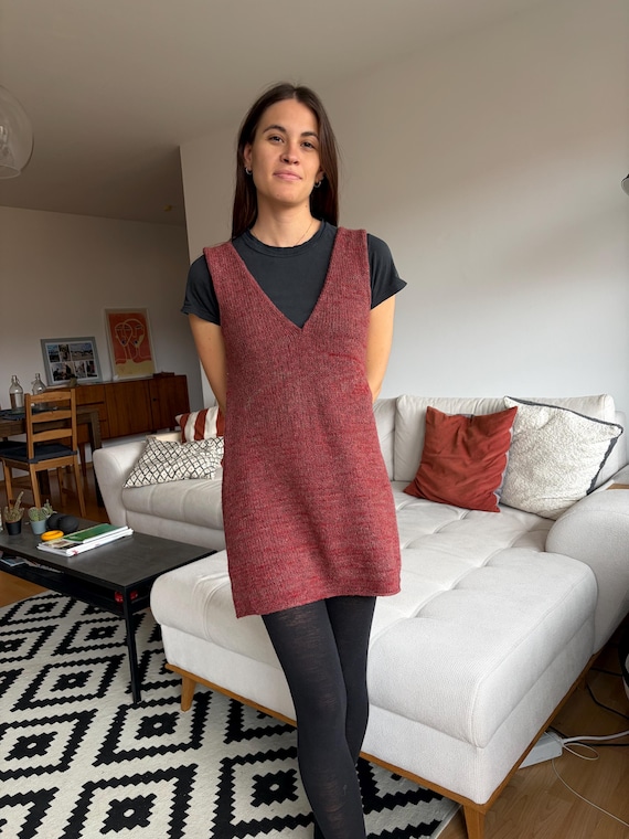 burgundy mini dress leather retrofete James Dress main image 0
