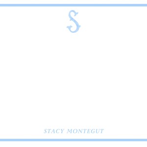 Juego de papelería personalizada / Tarjetas de agradecimiento / Papelería con iniciales sencillas / Tarjeta de notas / Agradecimiento personalizado /