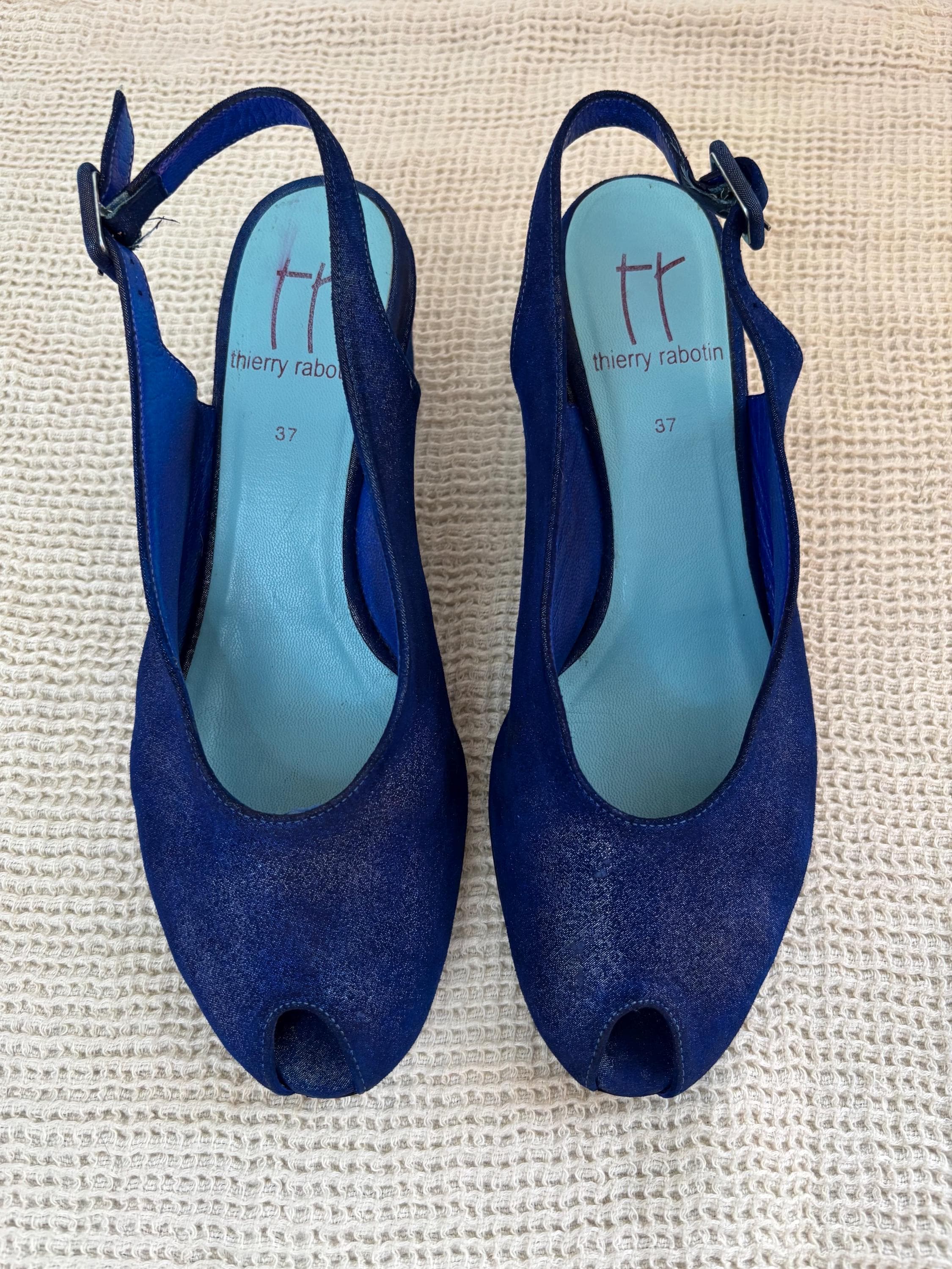 cobalt blue womens dress shoes Oval Square Dance Dress  October Boutique