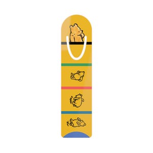 Winnie the Pooh Bookmark, Cute Reading Accessory, Gift for Book Lovers, Library Essentials, Classic Children&#39;s Book Theme
