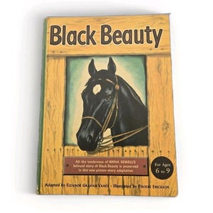 Vintage 1949 Black Beauty Book: Classic Children&#39;s Literature