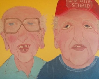 Bernie and Floyd Good People Painting