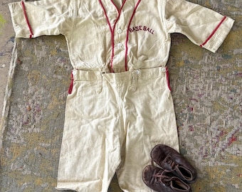 Vintage Handmade Child’s Baseball Suit