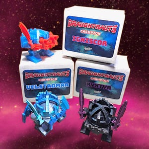 Champion Class Robot Figure – Limited Edition 3D Printed Designer Toy | Custom Mini Collectible