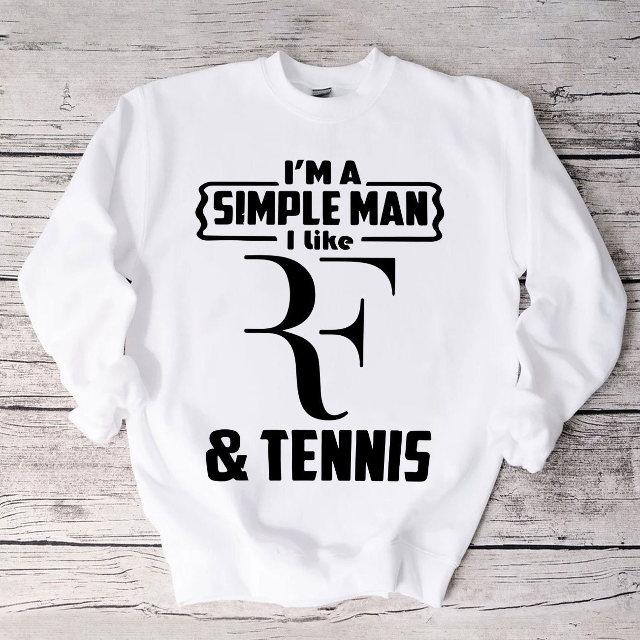 Discover I'm a Simple Man I Like Roger Federer Shirt, Legend Roger Federer shirt, RF Shirt, Roger Federer Sweatshirt