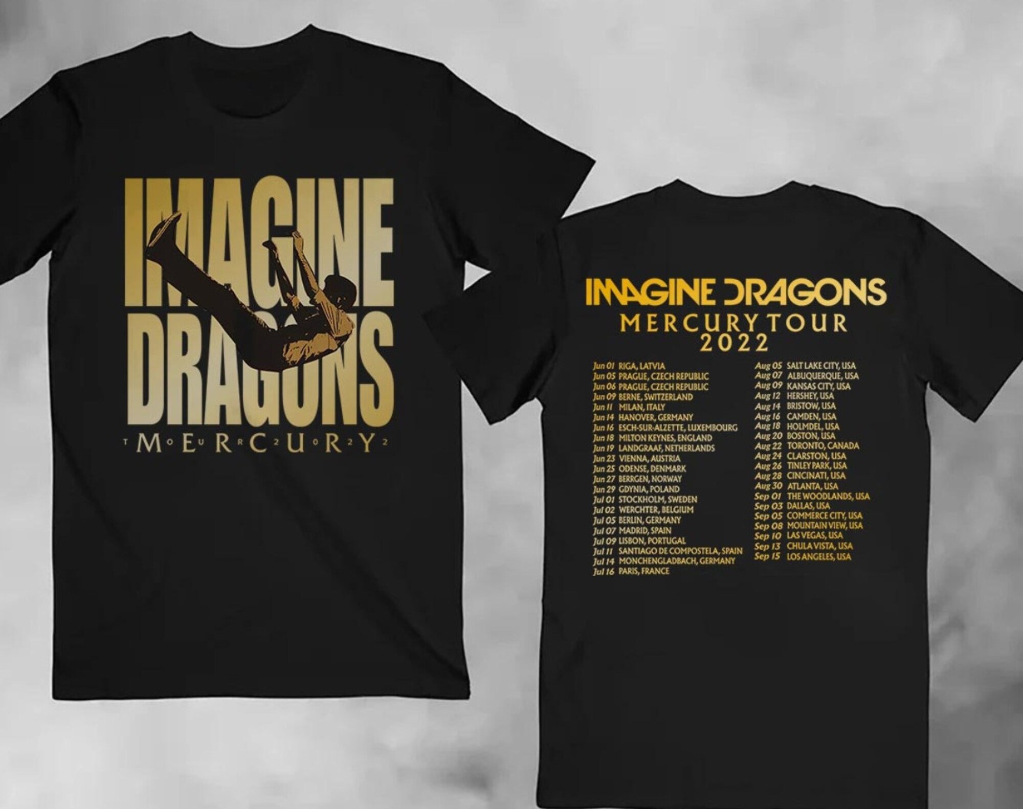 Discover Imagine Dragons Mercury Tour 2022 T-Shirt