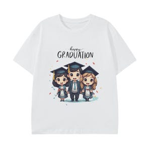 Graduation Cartoon Kids Shirt – Cute Graduate Outfit for Boys /Girls | Happy Graduation Gift Tee | Preschool & Kindergarten Celebration