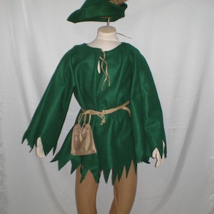 New Complete Children Robin Hood / Peter Pan Costume Various Sizes image 1