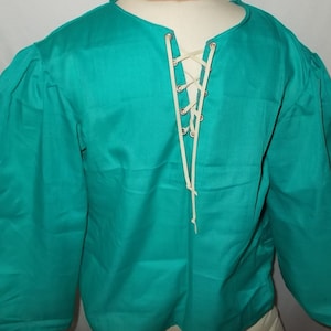 Renaissance / Pirate Child&#39;s Shirt Size 3/4 Various Colors CLEARANCE!