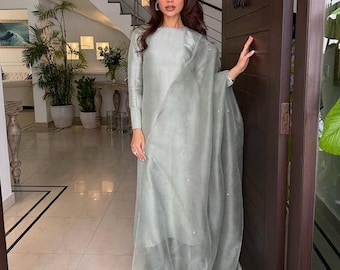 Farshi Shalwar Suit Pakistani Designer Silk Shalwar Kameez Embroidered Dress Latest Punjabi Patiala Partywear Nikkah Dress Ethnic EId Outfit