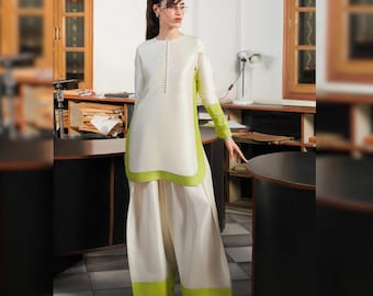 Farshi Shalwar Kameez Suit Luxury Shamooz Silk 2PC Pakistani Designer Summer Dress Punjabi Patiala Kurti Dresses For Mehendi Eid Nikkah Holi