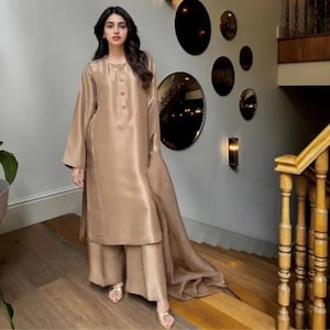 Sheesha Silk Farshi Salwar Suit | Embroidered Pakistani Formal Dress | Wedding Wear & Party Outfit For Women | Wedding Guest Dresses