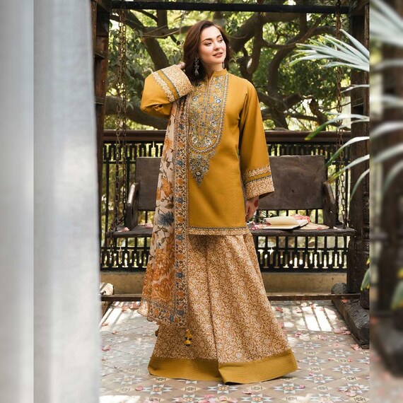 white christmas dresses Buy Designer Mustard Yellow Tiered Dress Online