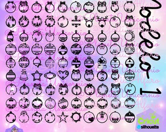 Shaker spheres, spheres, Christmas, ornaments, snowflakes, sphere. Model 1. Includes different shapes.