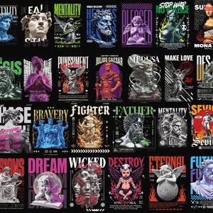 50+ Urban Design - premium casual style design packages, modern t-shirt design package, pop culture, urban clothing, t-shirt print design
