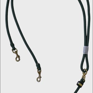 Heavy-duty dubbele hondenriem - Heavy-duty klimtouwriem - Comfortabel handvat - Trail Navigator voor 2 honden van Alpine Outfitters - Made in USA!