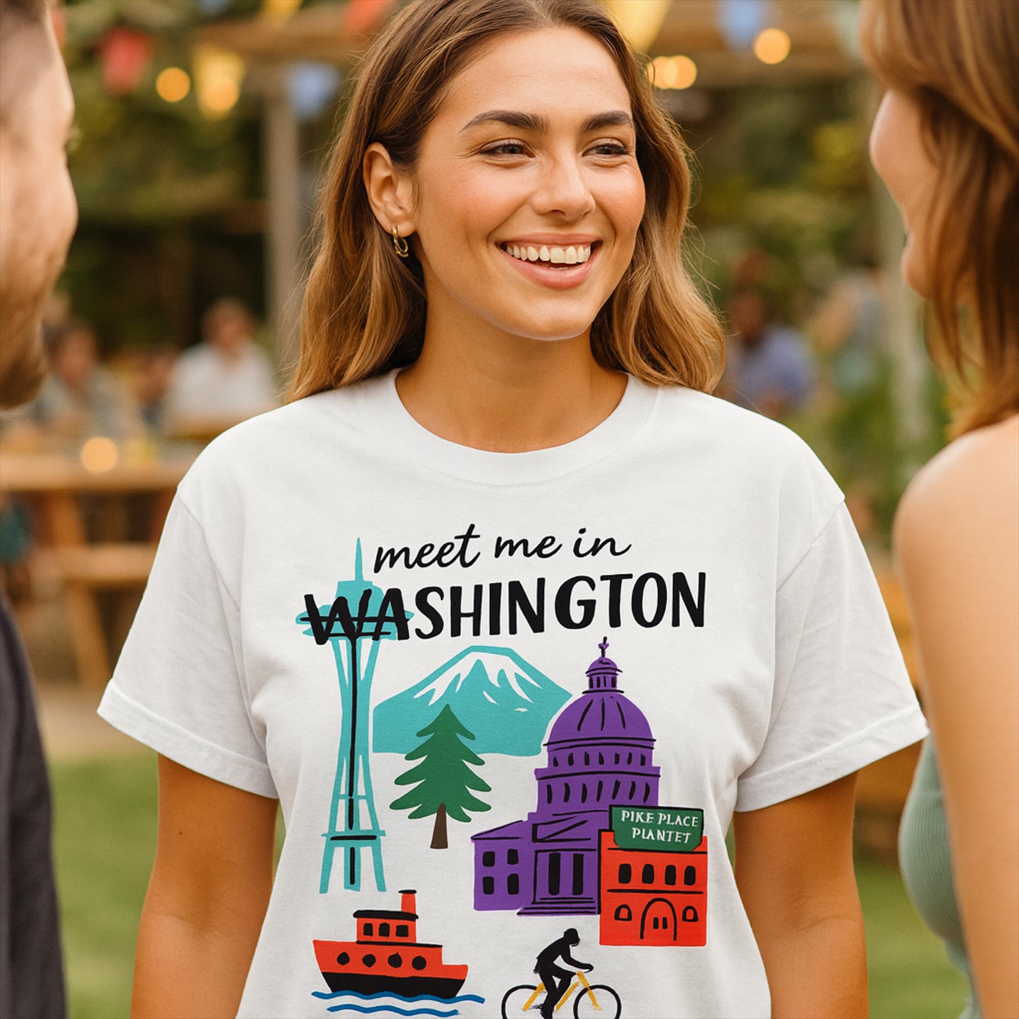 【新品未使用品】DRT Pike Street Market Long T Pike Place Market T-Shirt - KnitpickCollective