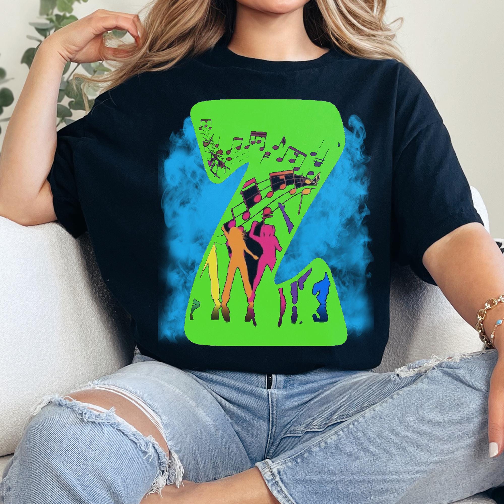 レディースダンスシャツ グラフィティネオン フィットネスTシャツ ワークアウトTシャツ ジム、ダンス、クラストップ オールウェイズダンスグラフィック ユニセックス カーディオセッション