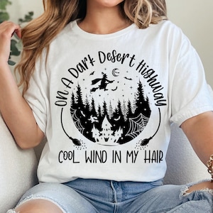 Vintage On A Dark Desert Highway Adventure Travel Hiking Desert Explore Mountain Camping Limited Edition T-Shirt Gift for Women Unisex Tee 2