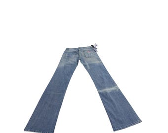 NWT Vintage Miss Sixty Jeans lage taille bootcut vervaagde medium wassing Y2K maat 30
