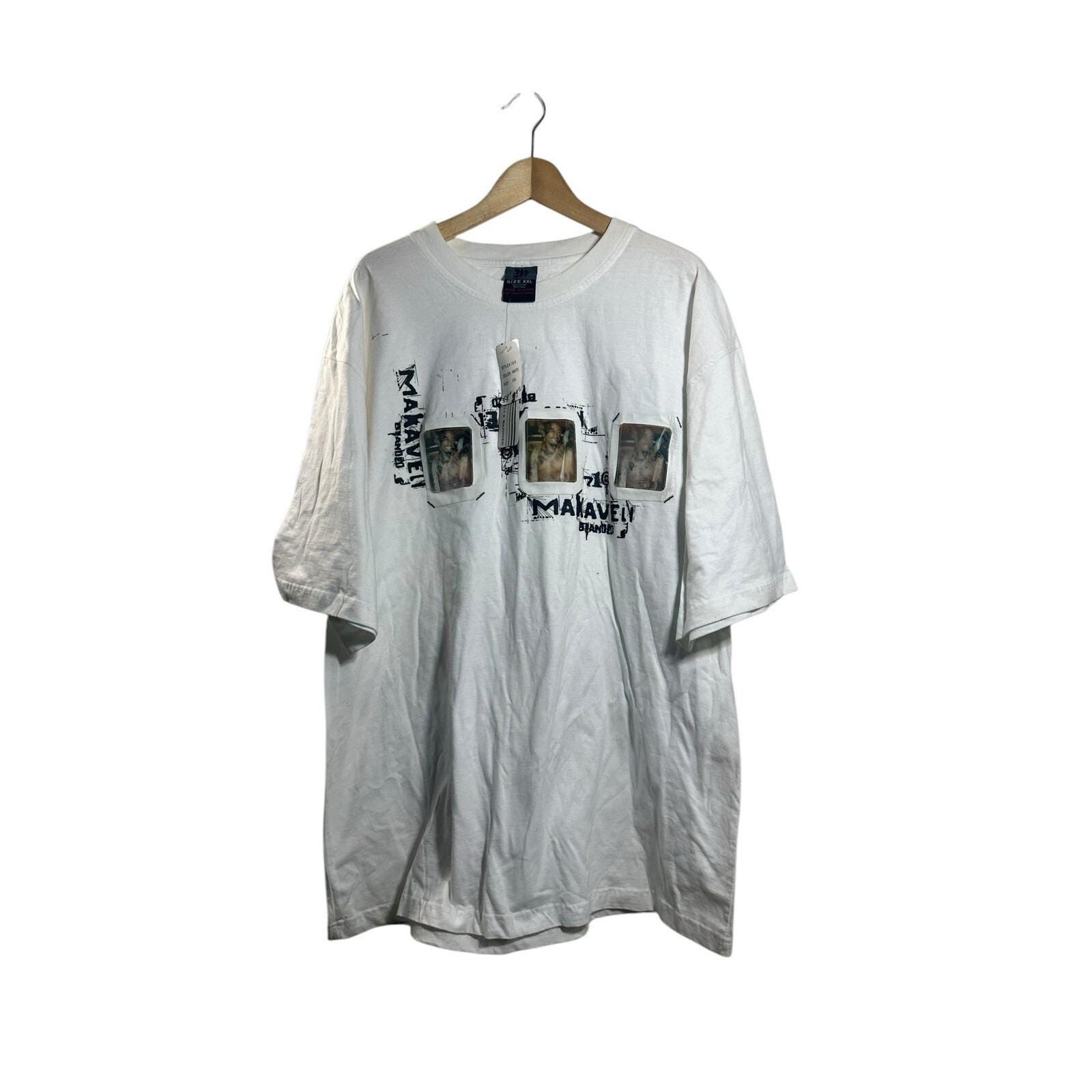 ヴィンテージ Makaveli ブランド Tシャツ 2Pac Shakur 2Pac Death Row 