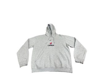 Bluza z kapturem Nike Team Canada Center Swoosh w kolorze szarym, sportowa