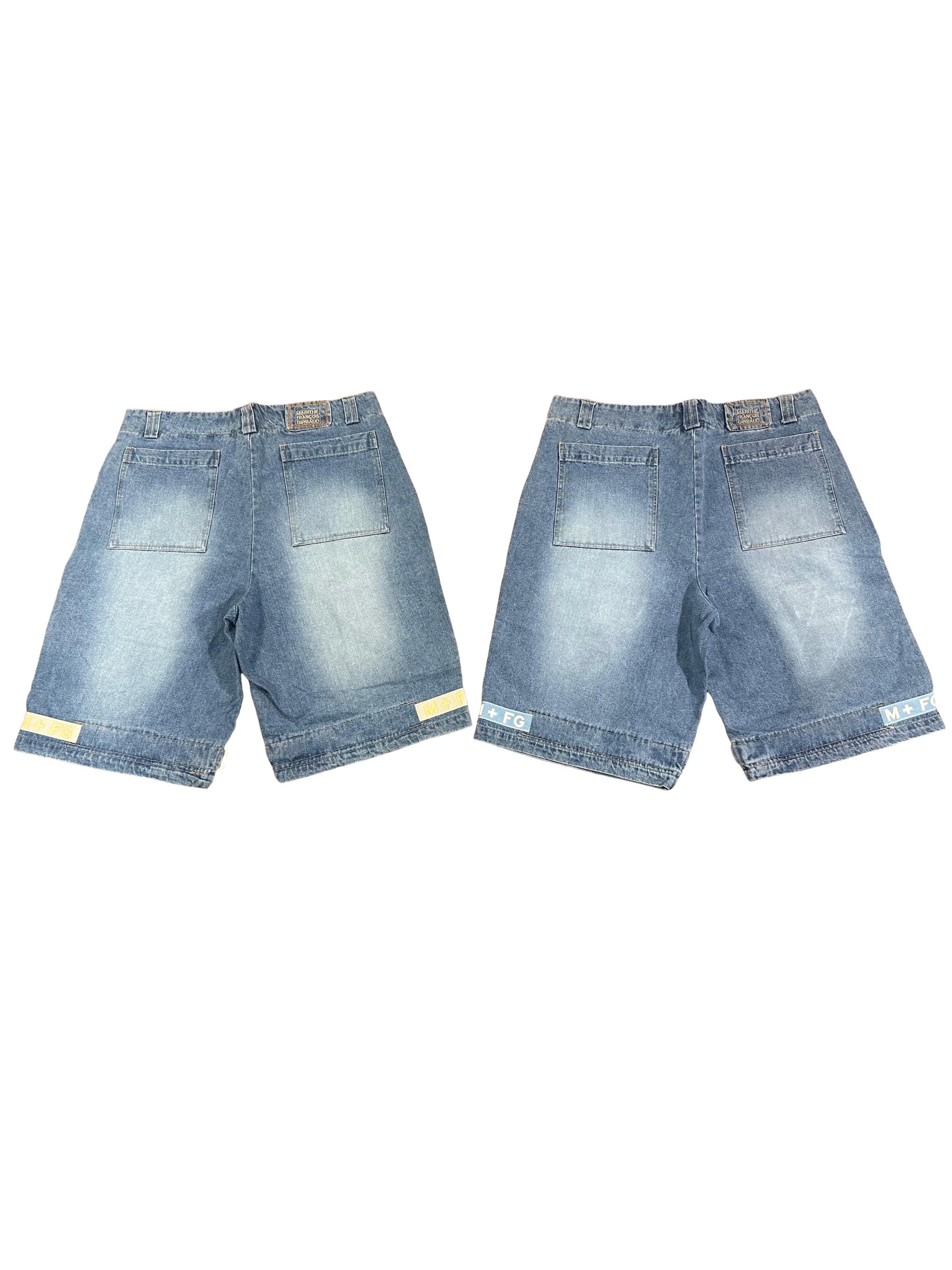Vintage MFG Marithe Francois Girbaud Denim Shorts Jorts Hip Hop