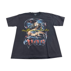 Vintage 2Pac Tupac Shakur Trival Dragon Rap Tee Hip Hop T-Shirt