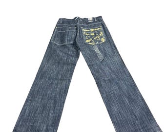 Vintage 90s Karl Kani Monogram Overprint Wide Baggy Jeans Size