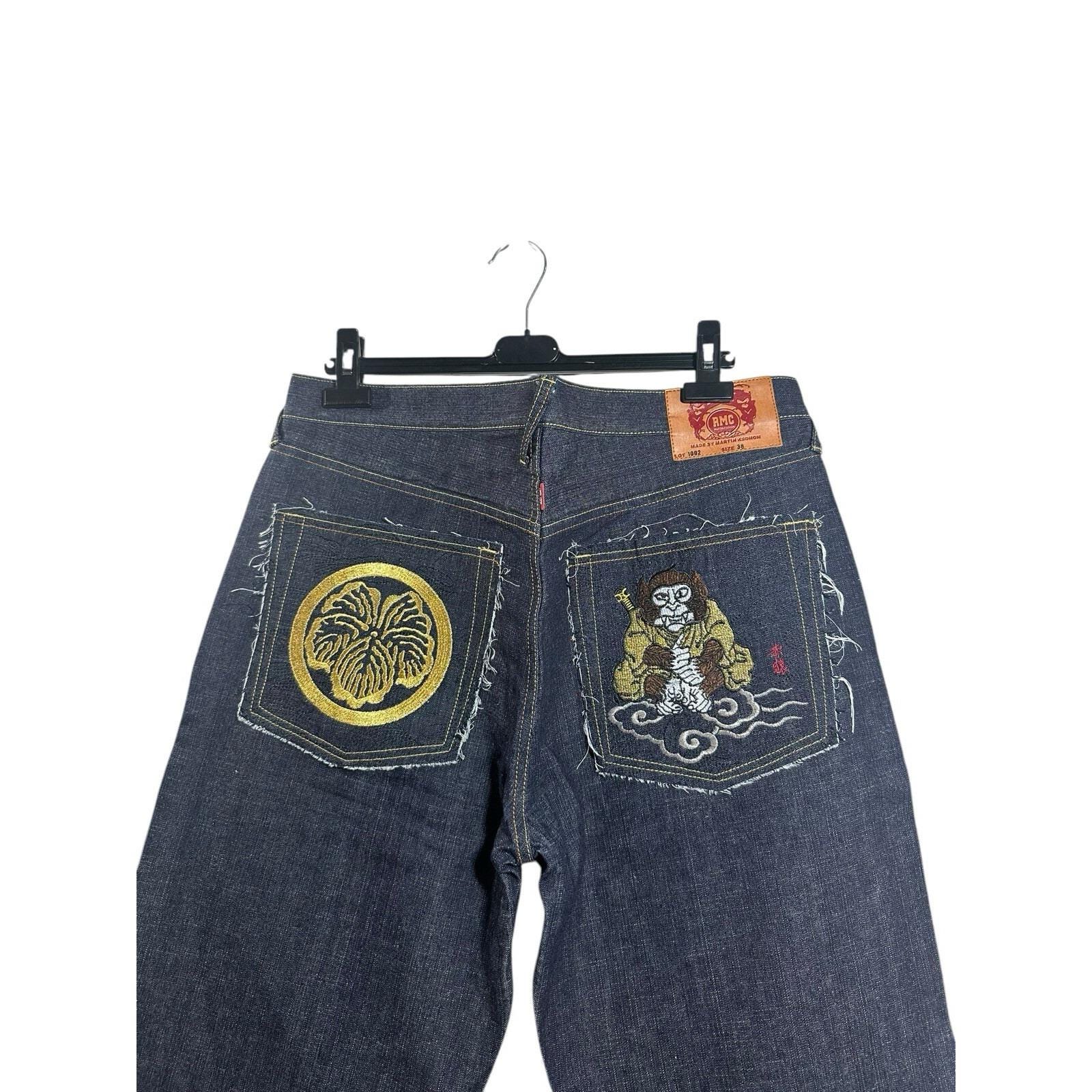Red monkey jeans - Etsy 日本