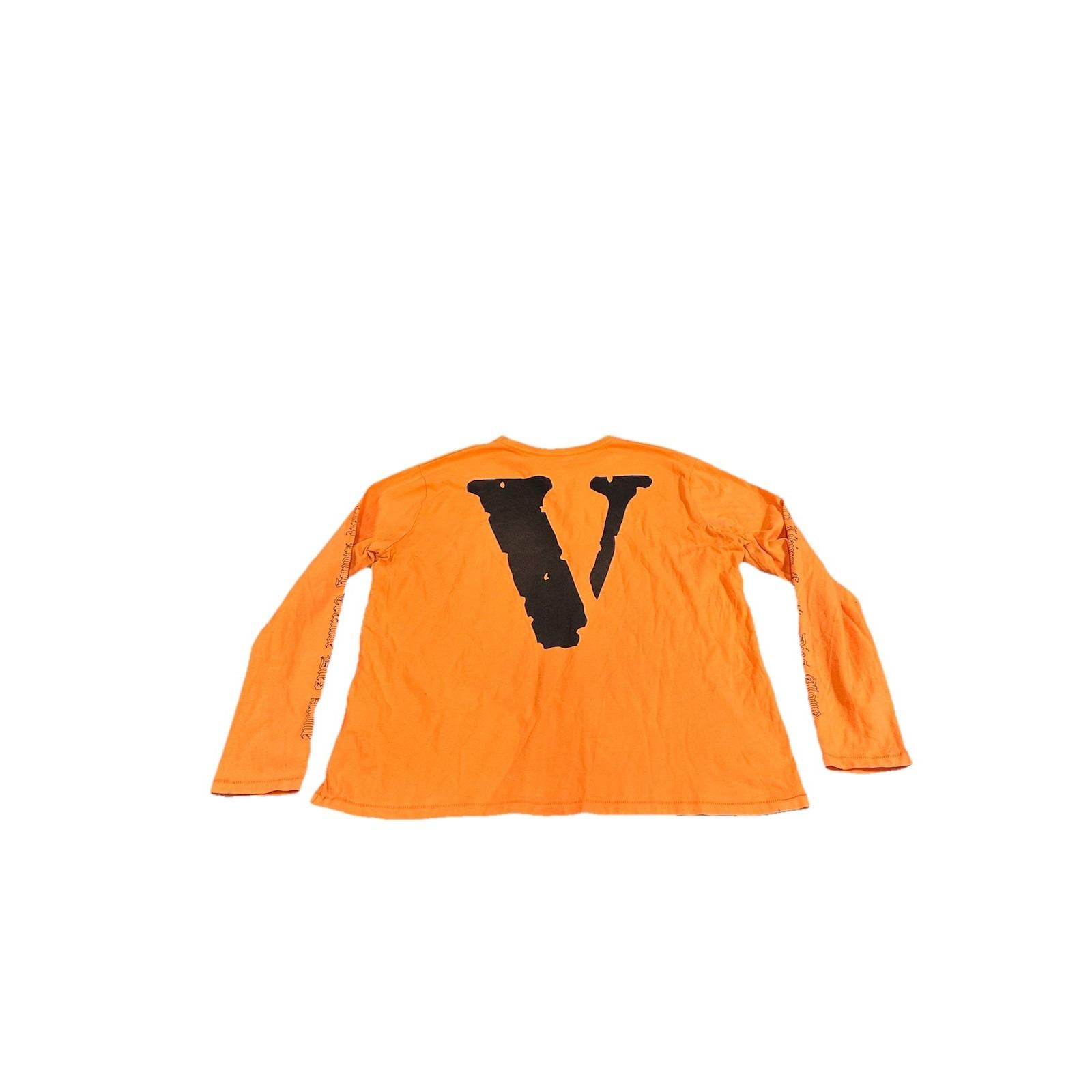 laser orange vlone shirt