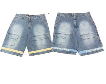 Vintage MFG Marithe Francois Girbaud Denim Shorts Jorts Hip Hop