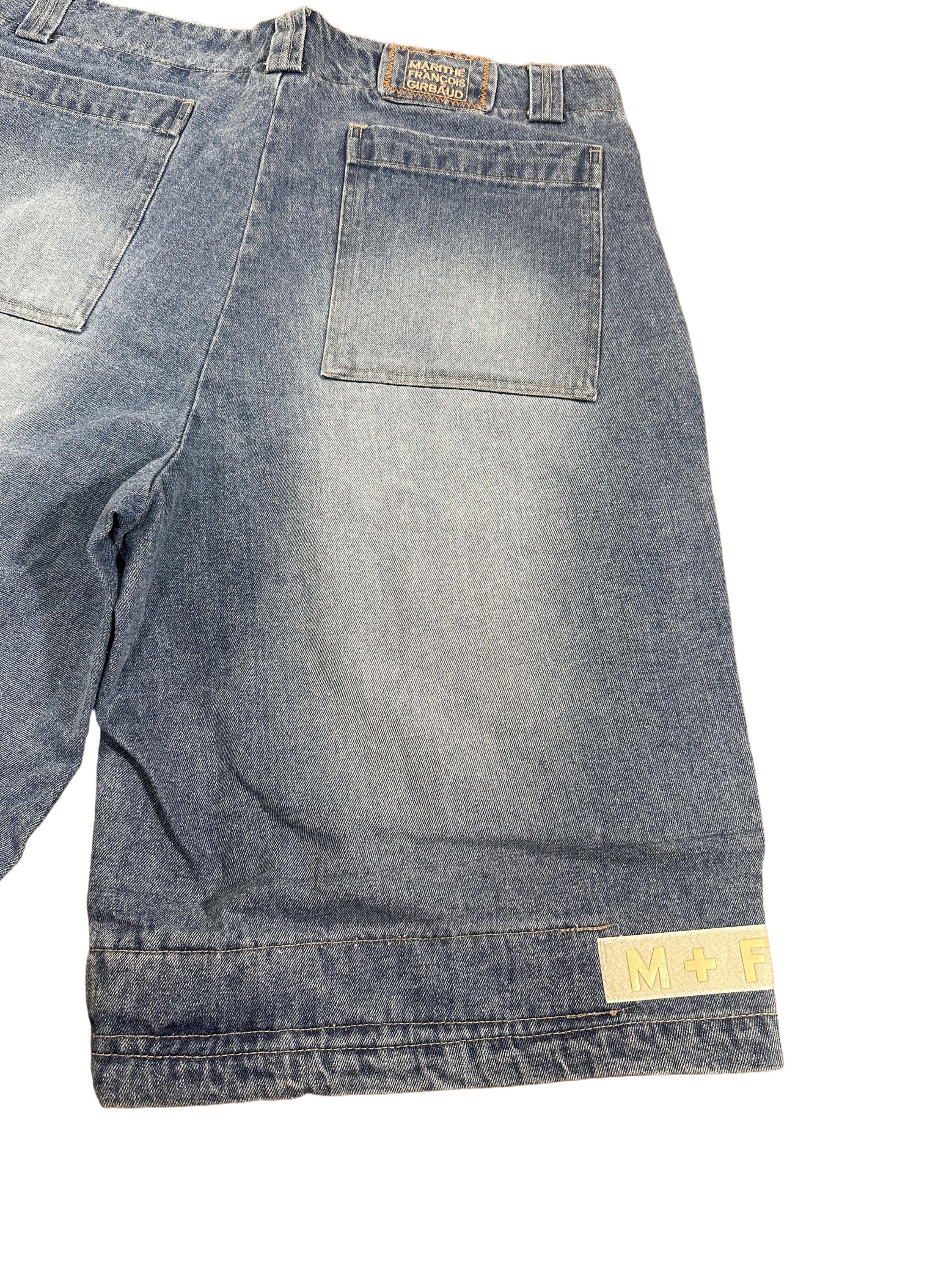 Vintage MFG Marithe Francois Girbaud Denim Shorts Jorts Hip Hop