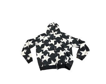 Vintage Bape Full Zip Hoodie Authentic Japan Nigo Kanye Pharrell Hip Hop Y2K