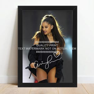 Grande Signed Photo In Luxury Handmade Wooden Frame | Ubuy - Foto 9