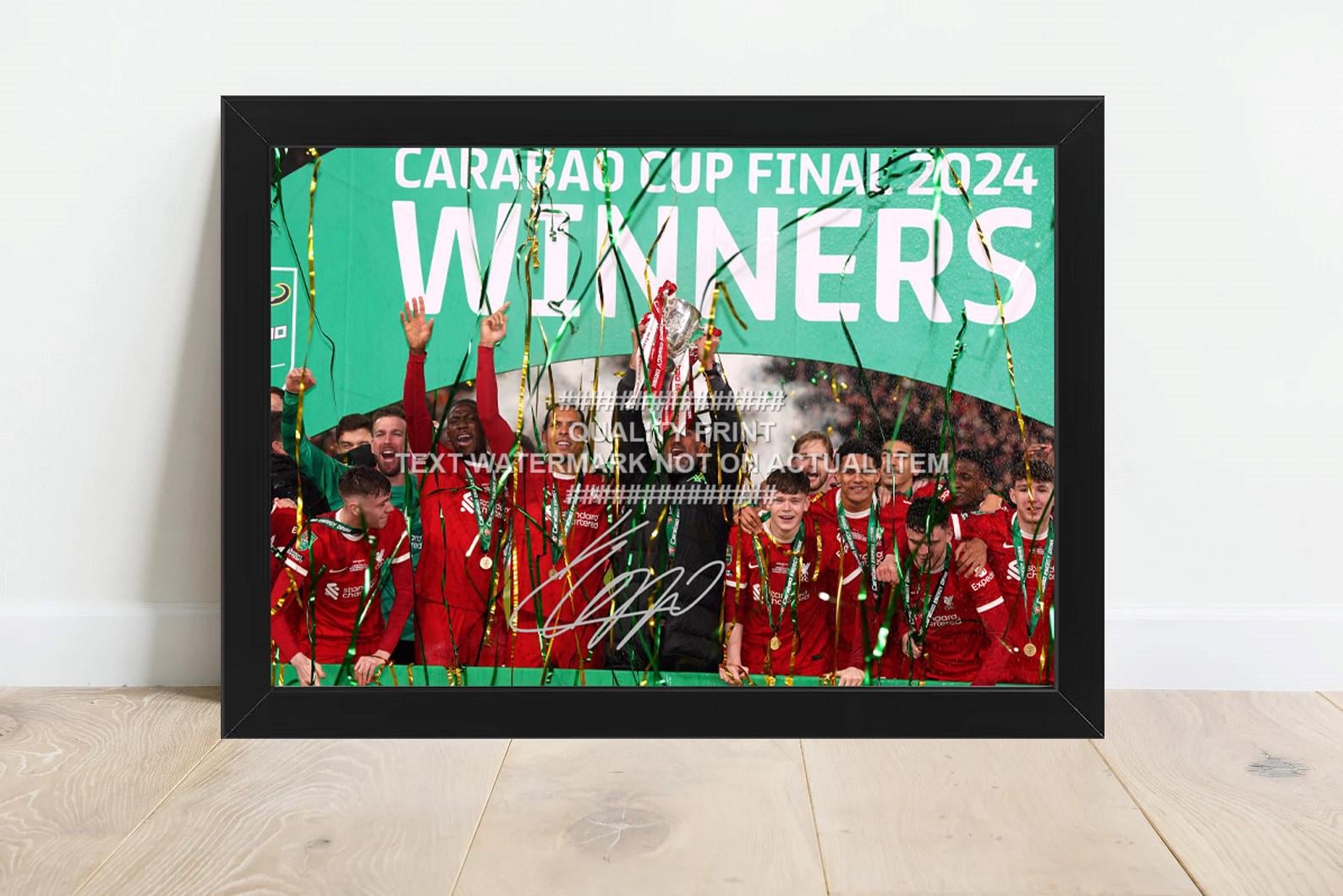 Jurgen Klopp Signed Liverpool Printed Autograph Print Photo Framed Option Trophy Anfield