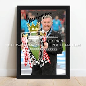 アレックス・ファーガソン '95 直筆サイン 希少 Alex ferguson signed - Etsy 日本