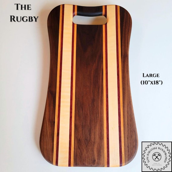 The Rugby - Hardwood Cutting Board