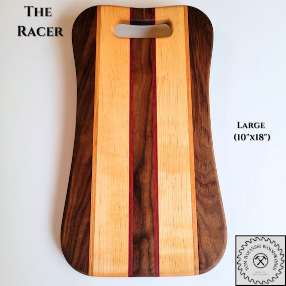 The Racer - Hardwood Cutting Board