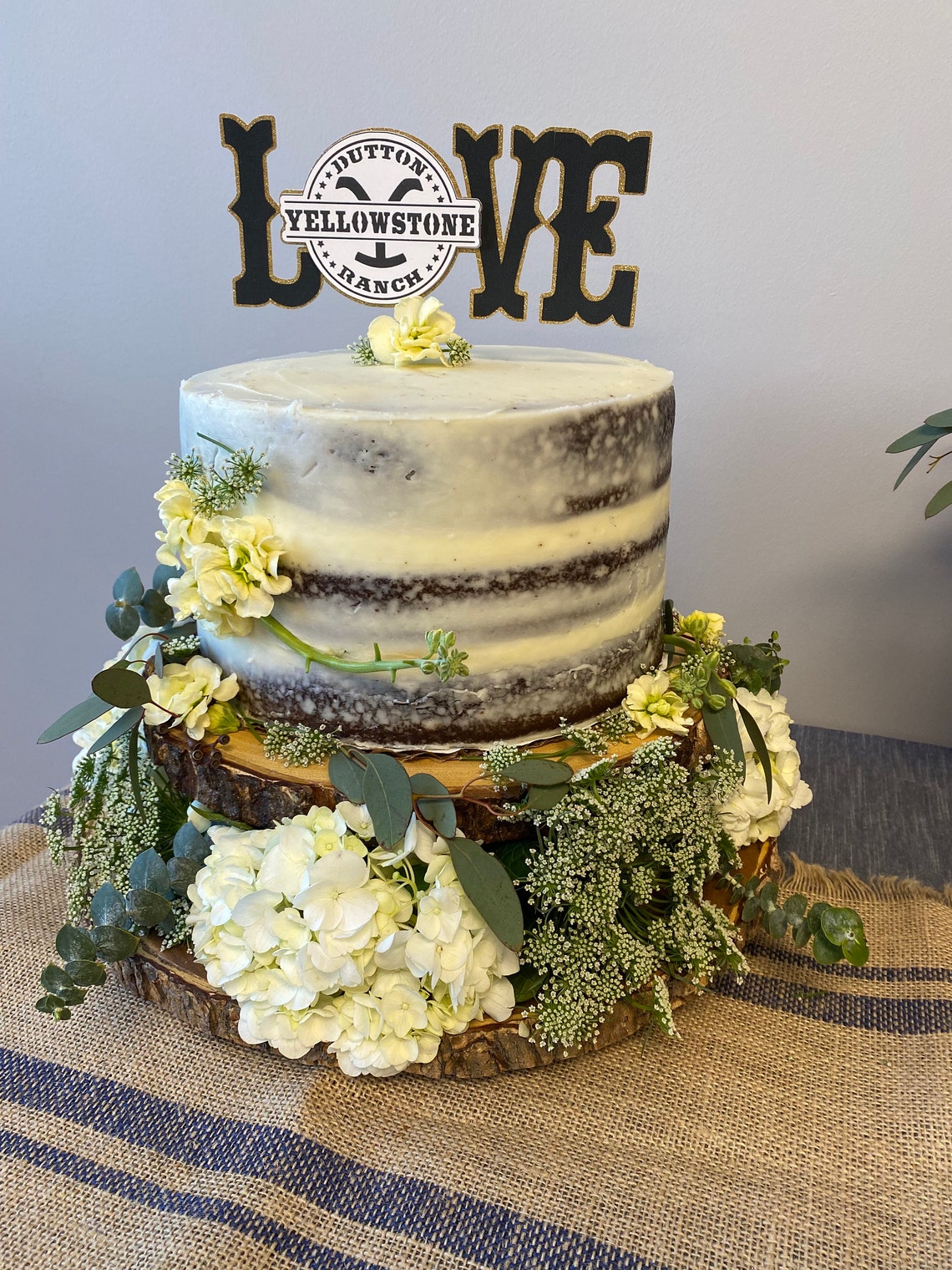 Yellowstone Theme Inspired Cake Topper. Yellowstone Etsy Australia