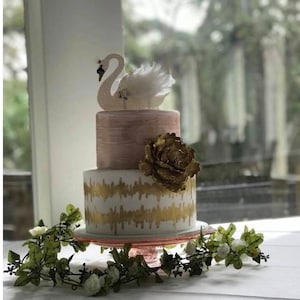 Original Design Swan Cake Topper. First Birthday Cake Topper, Birthday Cake Topper. Swan Cake Top. Ugly Duckling